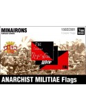 1/100 Banderas de milicias anarquistas