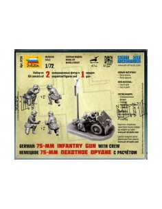 1/72 Cañón de acompañamiento alemán de 75mm 2