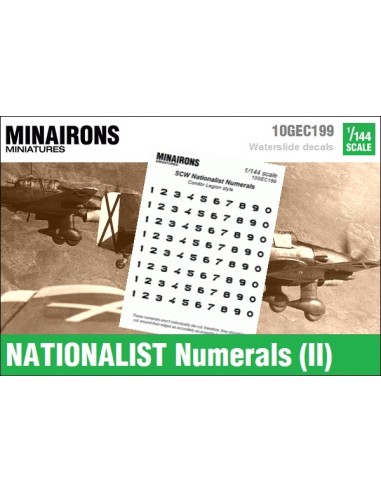1/144 Nationalist numerals (2)