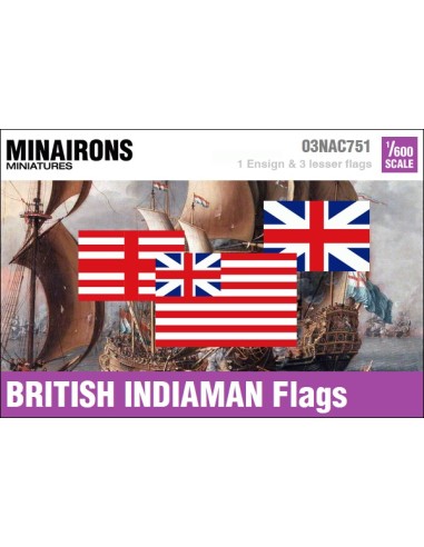 1/600 British East Indiaman flags