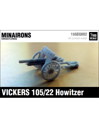 1/100 Cañón Vickers 105mm