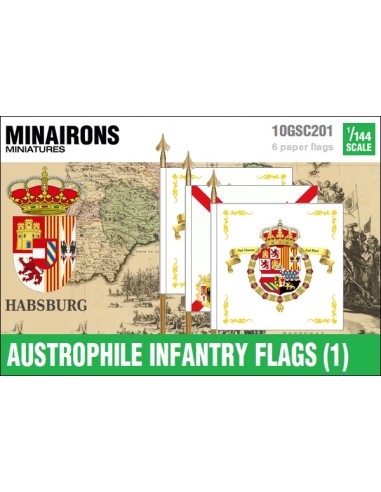 1/144 Austrophile Infantry flags (1)