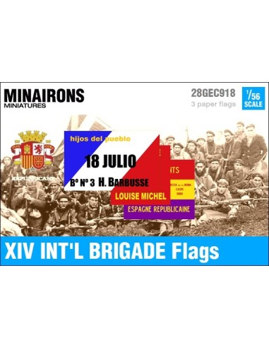 1/56 XIV International Brigade Flags