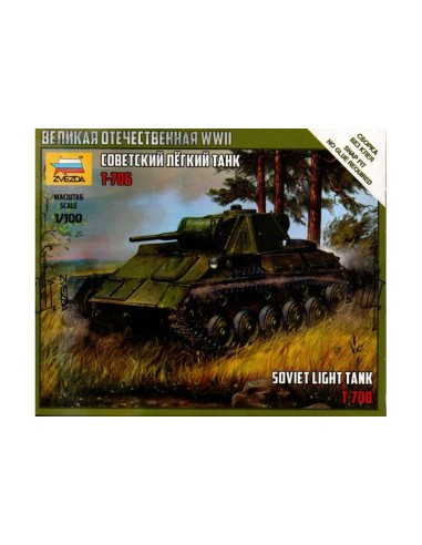 1/100 T-70 B Light Tank - Boxed kit