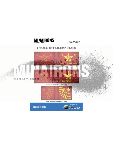 1/56 Banderas de batallones femeninos