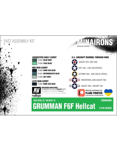 1/144 Grumman F6F Hellcat