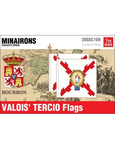 1/72 Banderas del Tercio de Valois