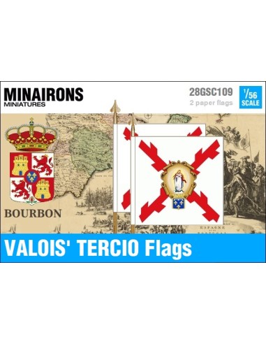 1/56 Banderas del Tercio de Valois