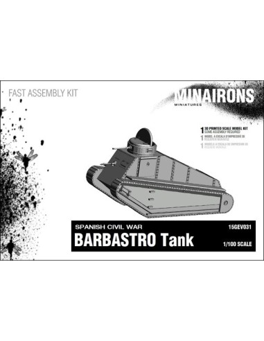 1/100 Barbastro Tank - Boxed kit