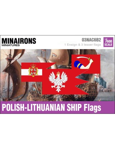 1/600 Polish-lithuanian Warship flags