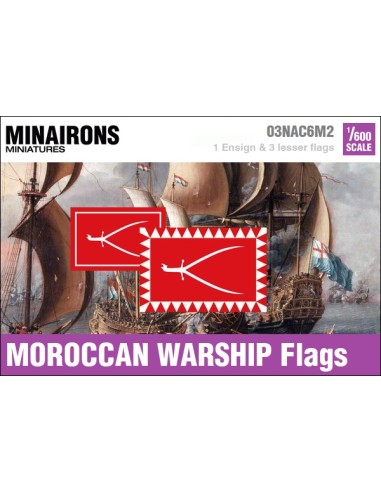 1/600 Moroccan Warship flags