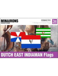 1/600 Dutch East Indiaman flags