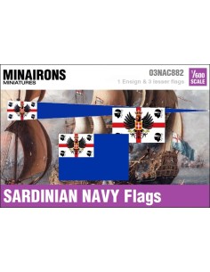 1/600 Sardinian Navy flags