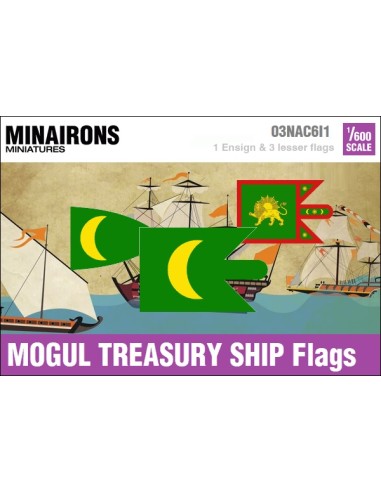 1/600 Mogul Treasury Ship flags