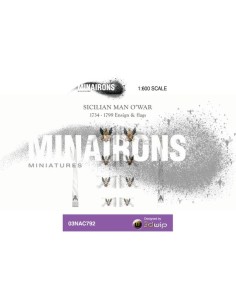 1/600 Sicilian Man-of-war flags 2